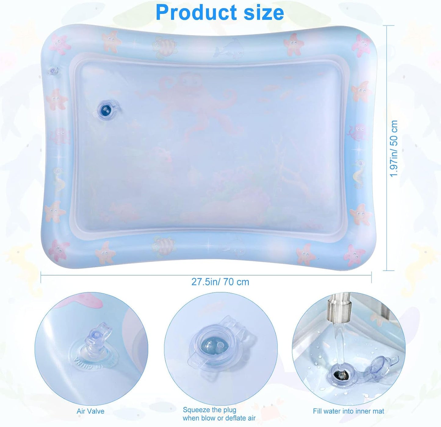Inflatable Baby Water Game Play Mat