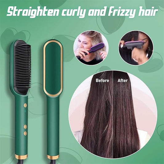 Electric Professional Hair Straightener Brush