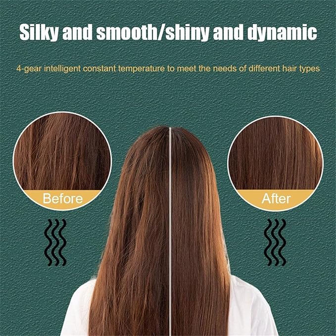 Electric Professional Hair Straightener Brush